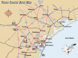 Map Of Texas Coastal Towns - United States Map