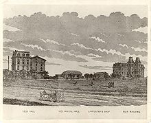 Campus in 1883