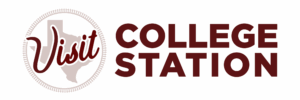 Visit College Station logo horizontal white bg